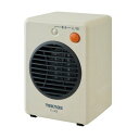テクノス ミニセラミックファンヒーター 300W ホワイト ...