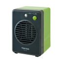 テクノス ミニセラミックファンヒーター 300W グリーン ...