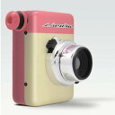 (フィルム10枚付き) エスキュラ instant camera PINK インスタントカメラ ピンク
