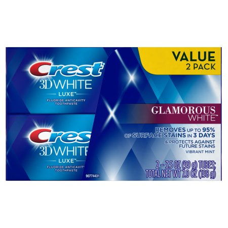 NXg3DzCg O}XzCg  99g~2 Zbg(Crest 3D White Luxe Glamorous White Toothpaste)  KM 
