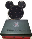 コーチ COACH ミニ財布 ミニーマウス コインケース COACH×DISENY Boxed Minnie Mouse Coin Case ミニーマウス キラキラドッド ギフトbox付き 黒 37539B【日本在庫・即発送】