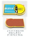 【STI-スバル】ビルシュタインエンブレム(ゴールド)レガシー用 J1217AG219BILSTEIN リアオーナメント/リアエンブレム【ゆうパケット(メール便)OK】【コンビニ受取対応商品】