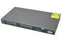 Cisco WS-C2950G-24-EI C2950-I6Q4L2-M Ver.12.1(14)EA1a 設定初期化済 1000BASE-SX GBICモジュール(WS-G5484)装着 【中古】【20170127】
