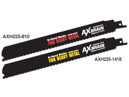 【送料無料】アックスブレーン　AXH225-1418バイメタルセーバーソーブレード　幅広刃　鋼管・ステンレスパイプ用（50枚入り+5枚サービス＝合計55枚）