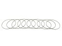 カセットデッキ修理パーツ 角ベルト 内径76mm 幅1mm ...