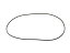 カセットデッキ/ラジカセ修理パーツ 角ベルト 内径100mm 幅1mm 1本 駆動系消耗パーツ修理交換用