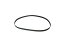 カセットデッキ修理パーツ 平ベルト 内径100mm 折長157mm 全周長314mm 幅5mm 1本 駆動系消耗パーツ修理交換用