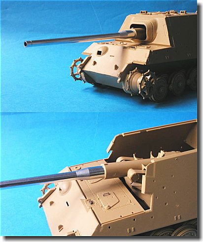 パッションモデルズ 1/35 P35-034 WWII ドイツ ヤークトタイガー金属砲身セット（タミヤ用）