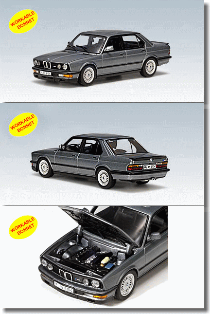 BMW M5 '87（グレー） 1/43 オートアート No.55152(お取寄せ商品：発売中)
