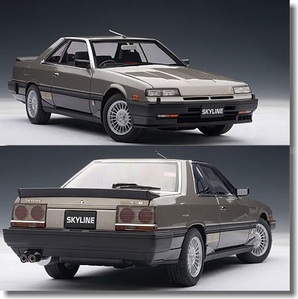 日産 スカイライン ハードトップ 2000 ターボ インタークーラー RS-X （DR30）（M.グレー/ブラック）1/18 オートアート No.77428(お取寄せ商品：発売中)