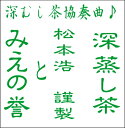 41％オフ！伊勢茶・深むし茶「みえの誉」100gと三重県松阪市飯南町の松本浩さんの深むし茶45gのセット！【メール便送料無料】【日時指定・代金引換不可】