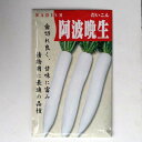 在来種/固定種/野菜のタネ「阿波晩生大根5ml(約250粒)」畑懐〔はふう〕の種【メール便可】
