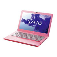 ソニー(SONY) モバイルノートPC 13.3型 VAIO type S VPCSB47FJ/P　ピンク【代引き・カード決済不可商品】