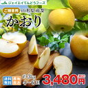 ポイント10倍 梨 かおり梨 送料無料 秀品 山形県産和梨か...