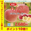 訳あり りんご 10kg 送料無料 山形県産 りんご 約10kg(28〜56玉) バラ詰め ※一部地域は別途送料追加 フルーツ 果物 サンふじ t02 果物