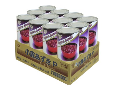 小倉あずき 中国産中国製造 2号缶 ケース売り