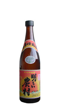 【送料無料】　赤芋仕込　明るい農村　25度　720ml　×　12本入り　【送料無料1225】