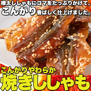 焼きししゃも こんがりやわらか 65g×2袋 ポイント消化 樺太ししゃも おつまみ ゆうメール出荷