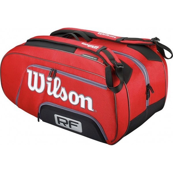 New2015フェデラー使用モデルTHERMO-BAG WILSON FEDERER ELITE 1...:tennis-shop-oushou:10000281