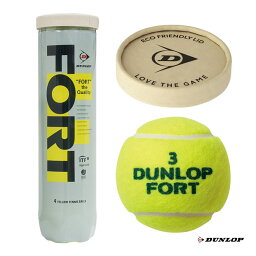 ダンロップ DUNLOP テニスボール DUNLOP FORT（ダンロップ フォート） 4球入 1缶 DFCPFYLPT4TIN