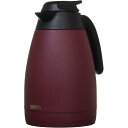 サーモス ステンレス 卓上ポット THQ-1501(AKN)茜 1.5L 幅185×奥行135×高さ230(mm)/業務用/新品 /テンポス