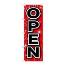 P.O.Pプロダクツ G_のぼり GNB-1688 OPEN 黒赤新品/小物送料対象商品/テンポス