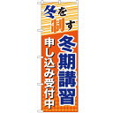 のぼり 【「冬期講習 申し込み受付中」】のぼり屋工房 GNB...