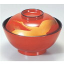煮物椀 4.5寸煮物椀後藤塗鶴松 漆器 高さ62 直径:133/業務用/新品/小物送料対象商品