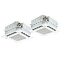 業務用エアコン 三菱電機 4方向天井カセット形 同時ツイン スリムZRクリーンプラス PLZX-ZRMP80EFCM 省エネ 【業務用】【新品】【送料無料】
