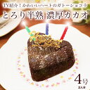 誕生日ケーキ バースデーケーキ 誕生日プレゼント完熟フレンチショコラ ハート 4号大