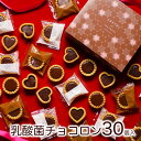 バレンタイン チョコ 個包装乳酸菌チョコロン 30個入 義理チョコ お菓子 本命 タルトヘルシー 健康 小分け かわいい おしゃれ 大量 面白い