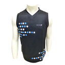 【DOUBLE3(ダブルスリー / ダブル3】日本製 DW3288 メンズ Vネックランニングノースリーブシャツ エキップモデル NEW DRY ZONE 最先端の吸水・速乾性!優れたUV機能!快適な軽量感!【10P03Dec16】