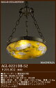 エミールガレ風 ランプ AGL-0221DB-52 【送料無料】 アカネライティング ガレコレクション GALLE COLLECTION サイン入り MAGNOLIA(木蓮) 3灯ペンダントライト ダークブロンズ 天井照明 アールヌーヴォー アンティーク風 輸入ランプ・輸入照明 ガレ風 ランプ ガレ風 ライト