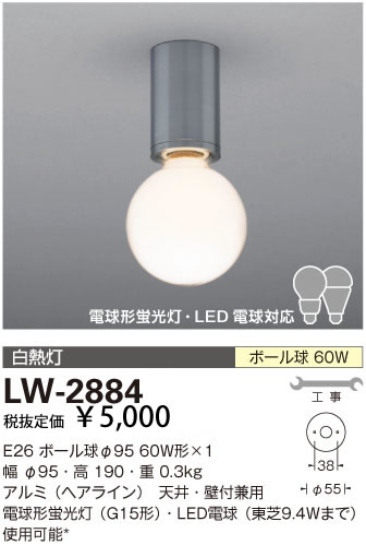 Design Lighting@Alglasse AObZ@`V[OCg@ LW-2884yP0601z