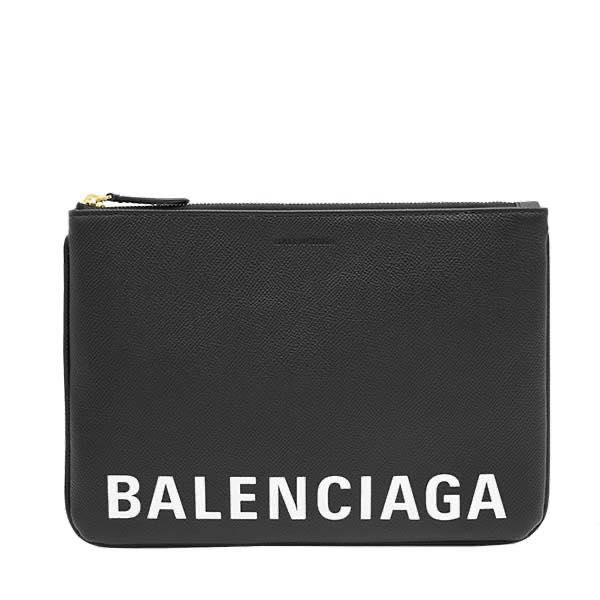 oVAK BALENCIAGA   POUCH NEW M Nb`obO #579857 0TNM 1090 BLACK L WHITE