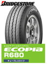 【送料無料】ブリヂストン ECOPIA R680 145R12 8PR LT 4本セット アクティー/バモスバン/ホビオバン 車検サイズ
