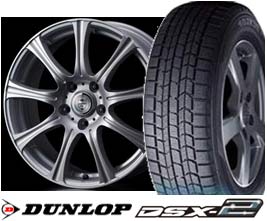 【取付ナットサービス中】ダンロップ　DSX2　195/60R16＆WEDS　JOKER　ROOK　16incSET