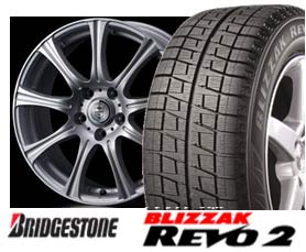 【取付ナットサービス中】ブリヂストン　BLIZZAK　REVO2　215/65R16＆WEDS　JOKER　ROOK　16incSET【送料無料】スタッドレスホイールSET！