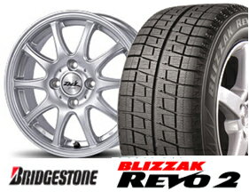 【取付ナットサービス中】ブリヂストン　BLIZZAK　REVO2　185/65R14＆ZACK　JP-102　14incSET