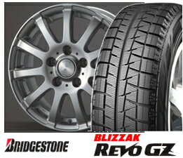 【取付ナットサービス中】ブリヂストン　BLIZZAK　REVO　GZ　215/60R16＆ティラード　アルファー　16インチSET【送料無料】スタッドレスホイールSET！