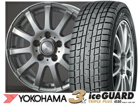 【取付ナットサービス中】ヨコハマ　トリプルプラス　IG30　215/55R16＆ティラード　アルファー　16インチSET