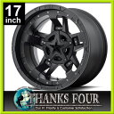 【国内在庫・1本価格】KMC WHEEL XD827ROCKSTAR3(ロックスター3)マットブラックJEEP ラングラーJKJEEP ラングラーTJフォード エクスプローラー17x9J 5Hx114.3/127 -12P/# XD82779054712【17インチアルミホイール】