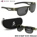 10%OFFクーポン登場!ポイント+3倍+2倍! BUNNY WALK バニーウォーク サングラスBW-0182F KHK 56サイズBW0182F BW-018 BW018 Lサイズ 偏光サングラス 偏光レンズ スクエア ポリカーボネートバニーウォーク BUNNYWALK メンズ レディース