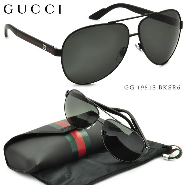 【お盆休み中ポイント5倍！】【グッチ サングラス】GUCCI GG 1951S BKSR6 レトロなティアドロップタイプ。【ヤングスターコレクション】 【送料無料!!】【期間限定の特別価格！】【2011年新作】