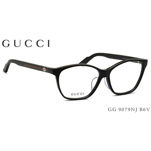 【お盆休み中ポイント5倍で送料無料！】【グッチ メガネ】GUCCI GG 9079J B6V【伊達メガネ用レンズ無料!!】【今だけ送料無料!! 】