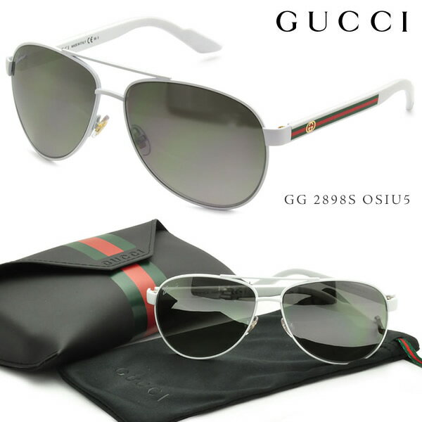 グッチ(GUCCI)サングラス GG 2898S OSIU5 レトロなティアドロップタイプ。【ヤングスターコレクション】【2011年新作】【送料無料!!】