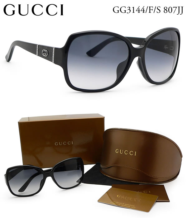 【お盆休み中ポイント5倍！】【グッチ サングラス】GUCCI GG 3144FS 807/JJ【アジアンフィッティングモデル】【2011年新作】