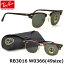 yRAY-BANz(Co) Nu}X^[ TOX RB3016 W0366 49TCY Co@RAYBAN CLUBMASTER Y fB[X