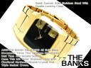 ニクソン メンズ 腕時計 THE BANKS バンクス オールゴールド ブラック ステンレス A060-510NIXON ニクソン 男性 腕時計 BANKS A060510