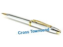 【CROSS】クロス TOWNSEND タウンゼント ボールペン 油性 メダリスト シルバー ゴールド CROSS502 (ギフト/プレゼント/就職祝い/入学祝い/男性/女性/おしゃれ)【ネコポス可】【ネコポスの場合商品ボックス付属なし】【あす楽】